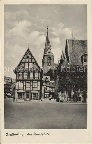 Quedlinburg Marktplatz Kat. Quedlinburg