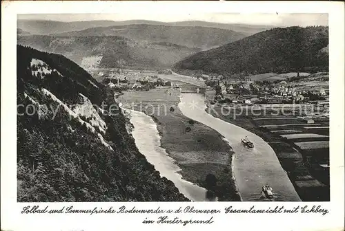 Bodenwerder Oberweser mit Eckberg Kat. Bodenwerder