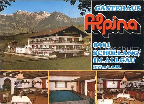 Schoellang Gaestehaus Alpina Kat. Oberstdorf