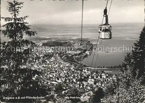 Bregenz Vorarlberg Pfaenderbahn Kat. Bregenz