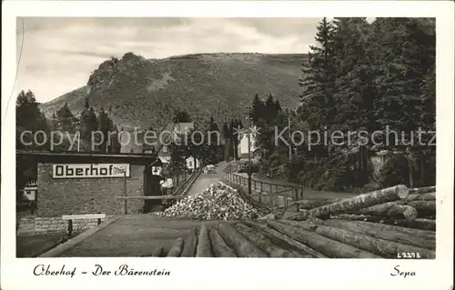 Oberhof Thueringen Baerenstein  Kat. Oberhof Thueringen