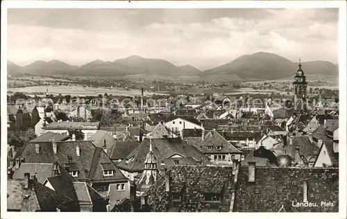 Landau Pfalz Teilansicht Kat. Landau in der Pfalz