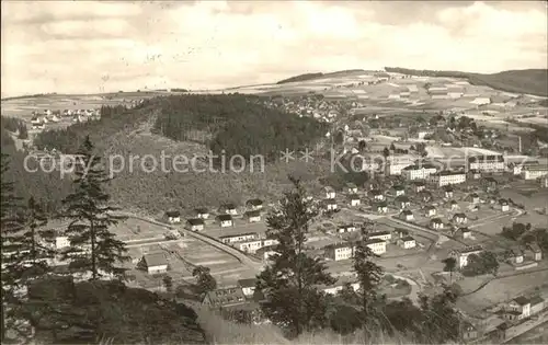 Breitenbrunn Erzgebirge Ortsansicht Kat. Breitenbrunn Erzgebirge