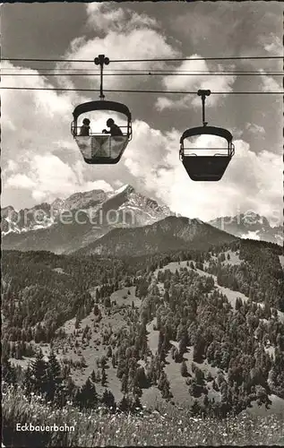 Garmisch Partenkirchen Eckbauerbahn Alp Zugspitze Kat. Garmisch Partenkirchen