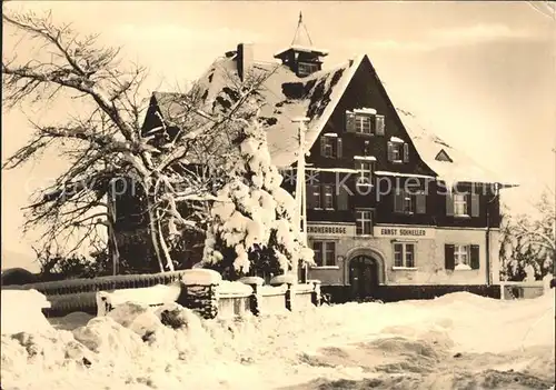 Johanngeorgenstadt Jugendherberge Ernst Schneller Kat. Johanngeorgenstadt