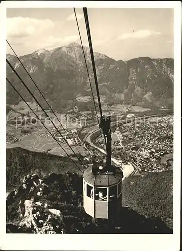 Bad Reichenhall Bergbahn Predigtstuhl Staufen Kat. Bad Reichenhall