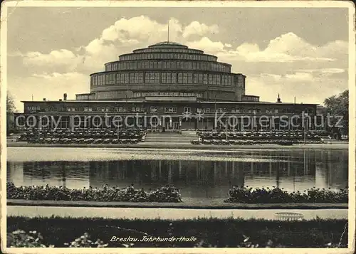 Breslau Niederschlesien Jahrhunderthalle Kat. Wroclaw