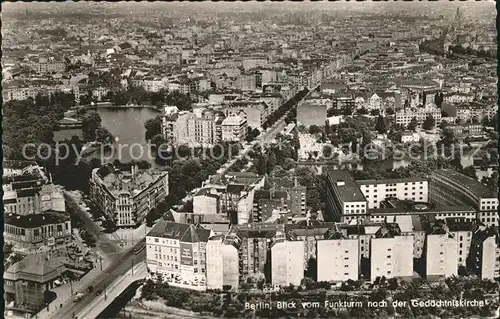 Berlin Blick vom Funkturm  Kat. Berlin