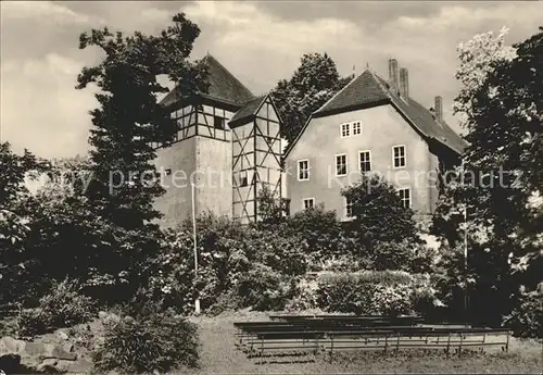 Bad Dueben Burg mit Freilichtbuehne Kat. Bad Dueben