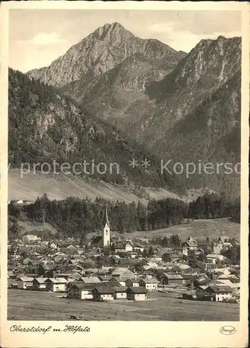 Oberstdorf mit Hoefats Kat. Oberstdorf