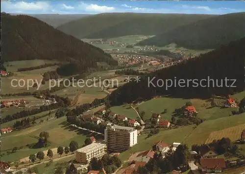 Baiersbronn Schwarzwald Luftkurort Wintersportplatz Sommerpanorama Fliegeraufnahme Kat. Baiersbronn