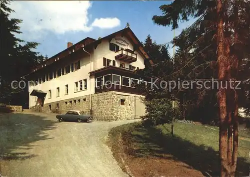 Fleckl Ochsenkopfhaus Pension Gasthaus Fichtelgebirge Kat. Warmensteinach