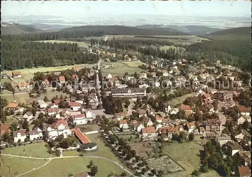 Hahnenklee Bockswiese Harz Fliegeraufnahme Kat. Goslar