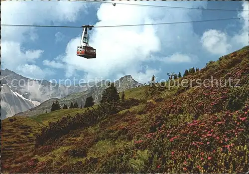 Kanzelwand Fellhornbahn Hammerspitze Seilbahnkabine Oberstdorf Birgsautal  Kat. Oberstdorf