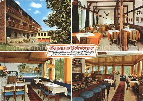 Mespelbrunn Gaestehaus Rosenberger Kat. Mespelbrunn