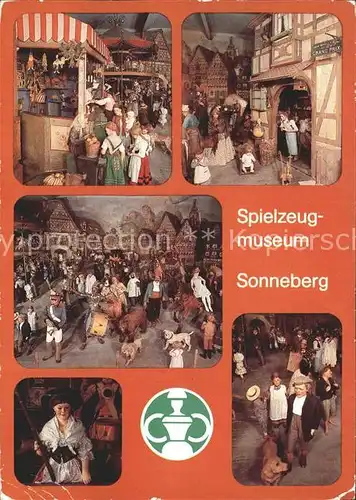 Sonneberg Thueringen Spielzeugmuseum Schaugruppe Thueringer Kirmes Kat. Sonneberg