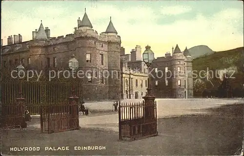 Edinburgh Holyrood Palace Kat. Edinburgh