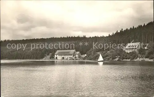 Oberhof Thueringen Luetschetalsperre Stausee Kat. Oberhof Thueringen