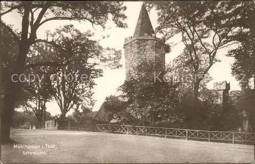 Muehlhausen Thueringen Rabenturm Kat. Muehlhausen Thueringen