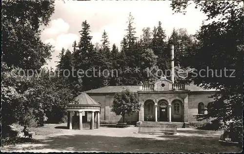 Bad Alexandersbad Fichtelgebirge Badehaus Brunnen Kat. Bad Alexandersbad