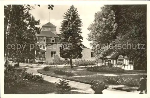 Bad Wilsnack Kurgarten Kurhaus  Kat. Bad Wilsnack