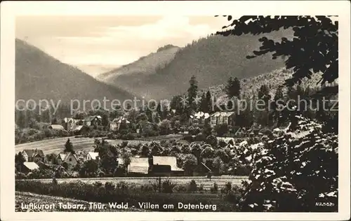 Tabarz Villen Datenberg Kat. Tabarz Thueringer Wald