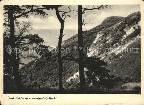 Insel Hiddensee Swantewit Schlucht Kat. Insel Hiddensee