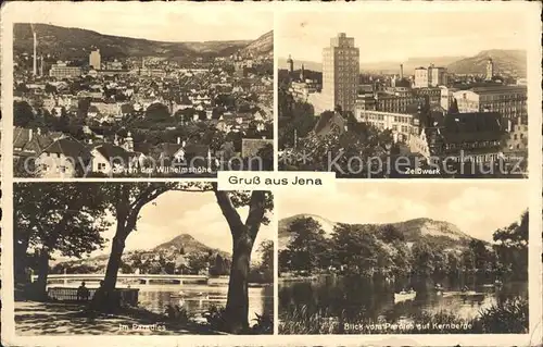 Jena Stadtblick Zeisswerk Im Paradies Kernberge Kat. Jena