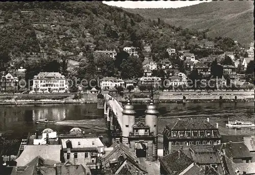 Heidelberg Neckar Alte Bruecke Neuenheimer und Ziegelhaeuser Landstrasse Kat. Heidelberg