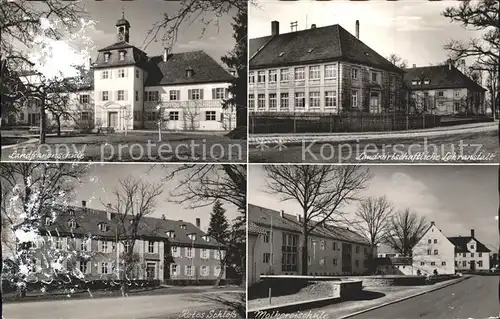 Triesdorf Landwirtschaftliche Lehr  und Versuchsanstalten Schloss Bahnpost Kat. Weidenbach