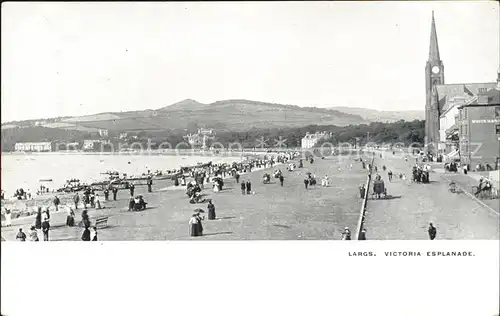 Largs Victoria Esplanade Beach Church Kat. North Ayrshire mainland