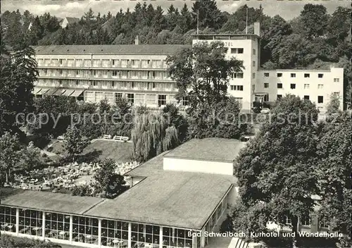 Bad Schwalbach Kurhotel und Wandelhalle Kat. Bad Schwalbach