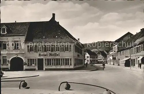 Bad Bergzabern Hotel Roessel Ortsstrasse Kneippkurort Kat. Bad Bergzabern