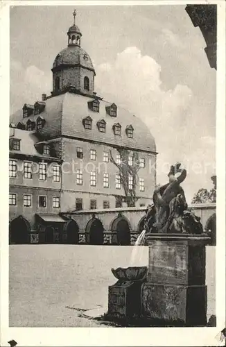 Gotha Thueringen Schloss Hof Brunnen Kat. Gotha