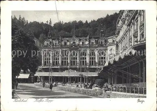 Karlsbad Eger Boehmen CafÃ© Pupp / Karlovy Vary /