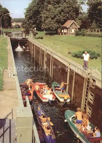 Eichhorst Eberswalde Bootsschleuse Kat. Schorfheide