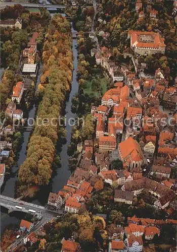 Tuebingen Platanenallee Universitaetsstadt Fliegeraufnahme Kat. Tuebingen