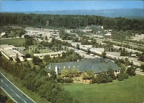 Rohrbrunn Autobahn Rasthaus im Spessart Motel Fliegeraufnahme Kat. Weibersbrunn