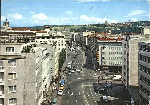 Pforzheim Westliche Karl Friedrich Strasse Weltplatz fuer Schmuck und Uhren Kat. Pforzheim