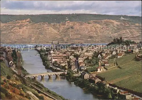 Bingen Rhein Nahemuendung Bruecke Burg Klopp Kat. Bingen am Rhein