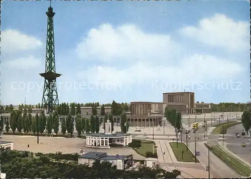 Berlin Ausstellungsgelaende am Funkturm Kat. Berlin