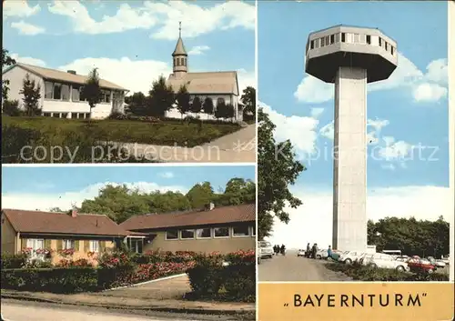 Zimmerau Rhoen Grabfeld Sternberg Aussichtsturm am Buechelberg Bayernturm Kat. Sulzdorf a.d.Lederhecke