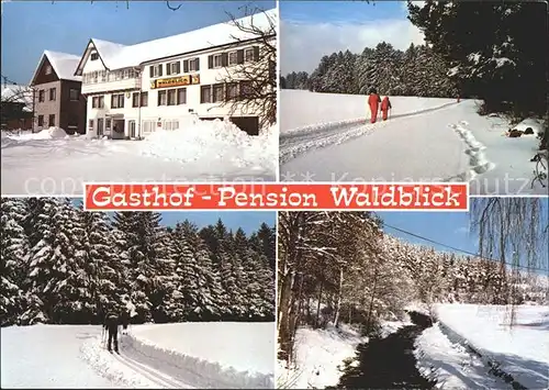 Aichelberg Calw Gasthof Pension Waldblick Kat. Bad Wildbad