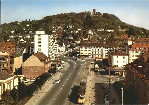 Durlach Endstation Strassenbahn Turmberg Kat. Karlsruhe