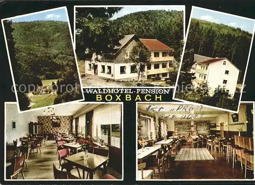 Boxbach Waldhotel Pension Boxbach Gastraeume Bar Kat. Hengersberg