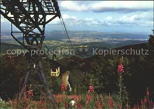 Freiburg Breisgau Schauinsland Schwebebahn Kat. Freiburg im Breisgau