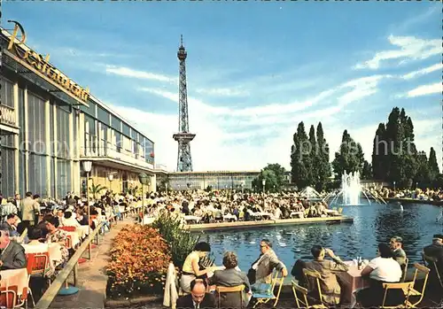 Berlin Am Funkturm Terrasse Fontaene Kat. Berlin