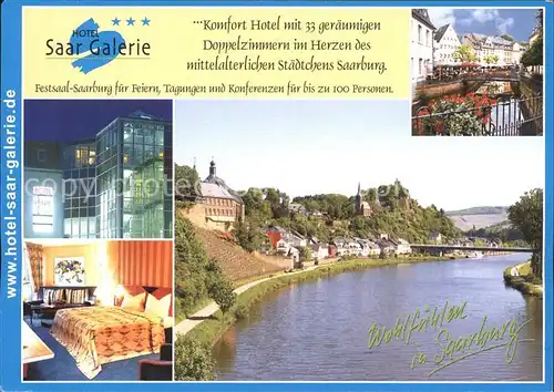 Saarburg Saar Hotel Saar Galerie Saarpartie Kat. Saarburg