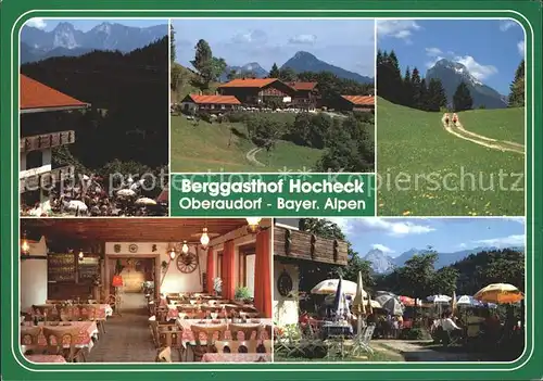 Oberaudorf Berggasthof Hocheck Kat. Oberaudorf