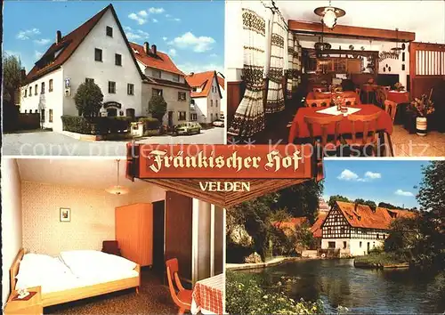 Velden Mittelfranken Gasthaus Fraenkischer Hof / Velden Pegnitz /Nuernberger Land LKR